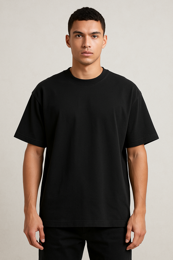 Cell Oversized T-Shirt – Black