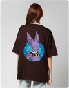 Oversized Beerus Tee – Coffee Colour Edition