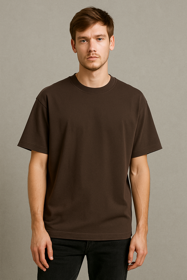 Oversized Goku Tee – Coffee Edition