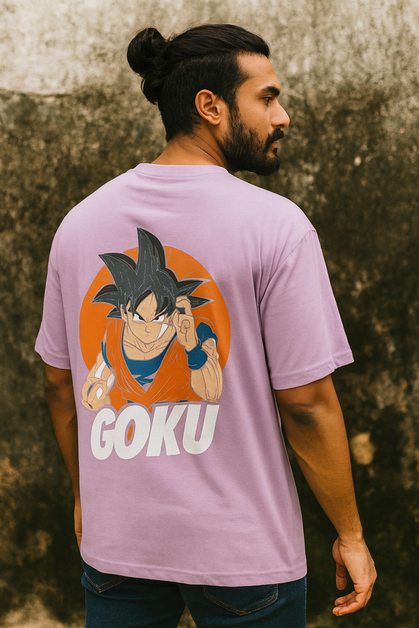Goku Oversized T-Shirt – Lavender