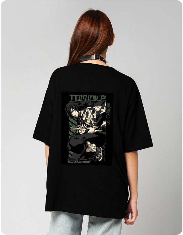 Demon Slayer Oversized T-Shirt – Black