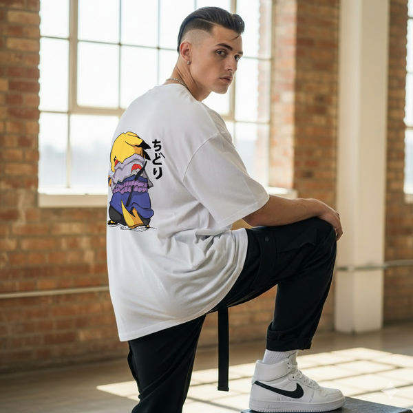 Pikachu Oversized T-Shirt – White