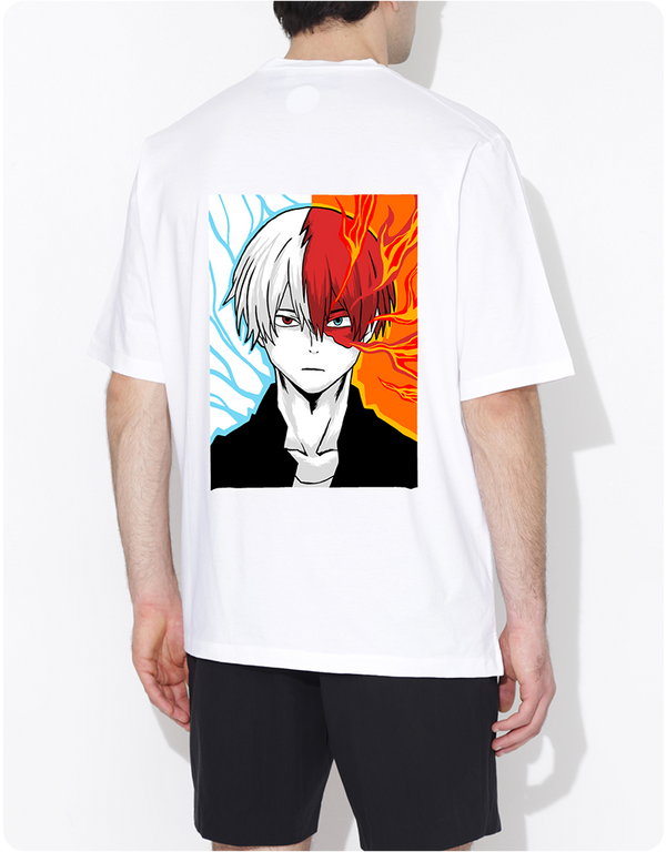 Shoto Todoroki Oversized T-Shirt – White