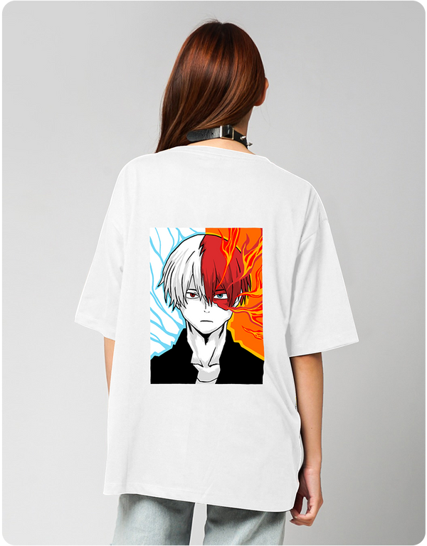 Shoto Todoroki Oversized T-Shirt – White