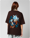 Oversized Goku Tee – Coffee Edition