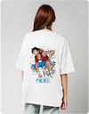 Luffy Oversized T-Shirt – White
