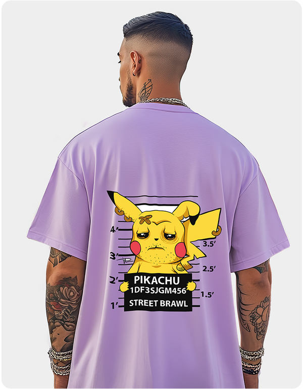 Pikachu Oversized T-Shirt – Lavender