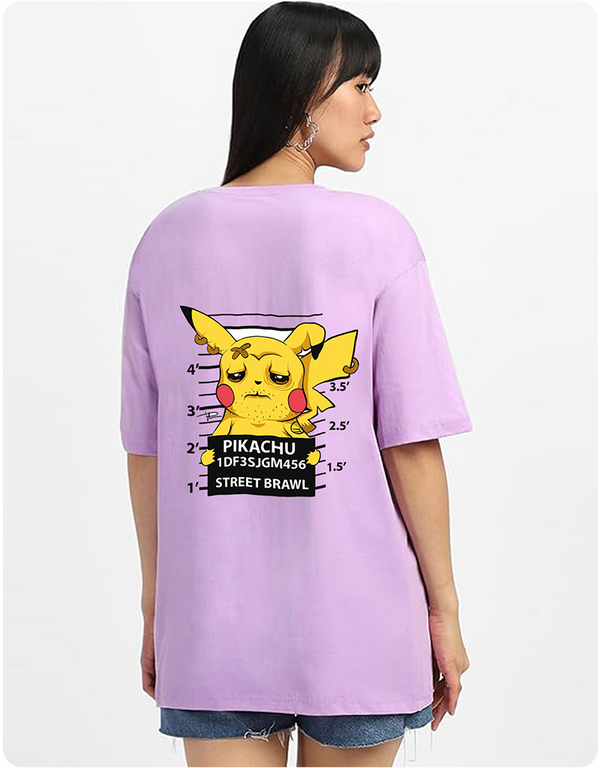 Pikachu Oversized T-Shirt – Lavender