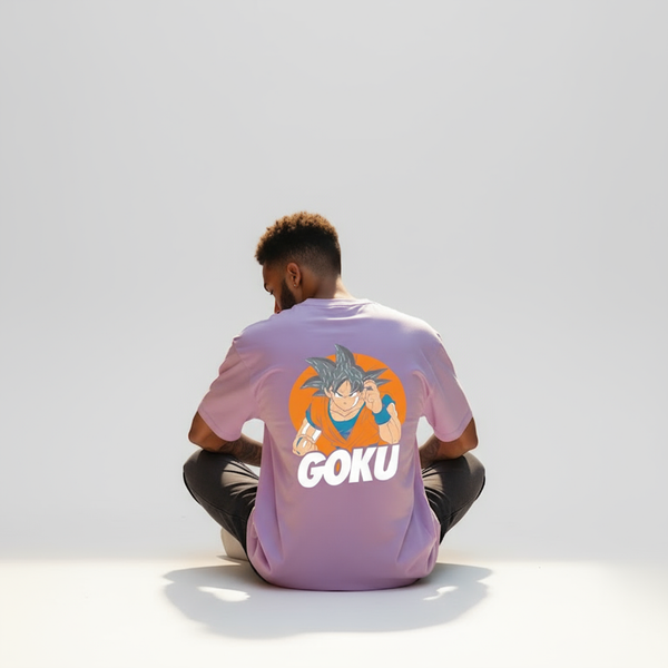 Goku Oversized T-Shirt – Lavender