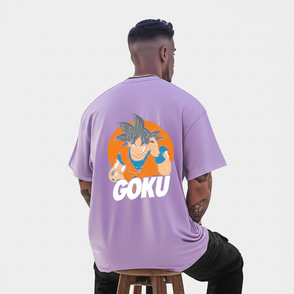 Goku Oversized T-Shirt – Lavender