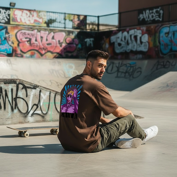 Oversized Shiva Tee – Coffee Edition