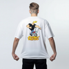 Johnny Bravo Oversized T-Shirt – White
