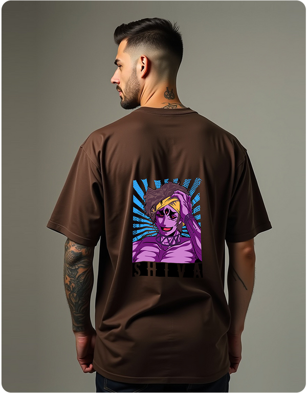Oversized Shiva Tee – Coffee Edition