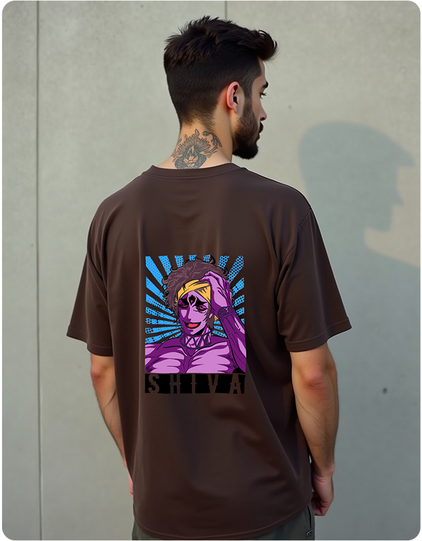 Oversized Shiva Tee – Coffee Edition