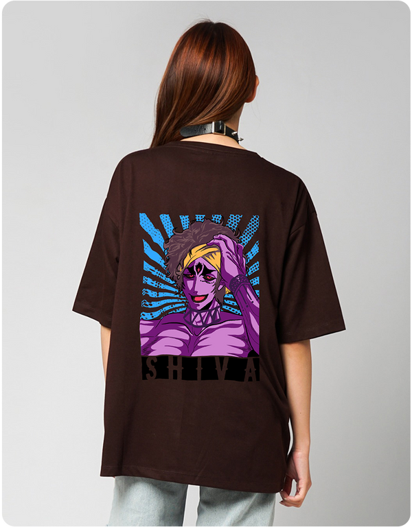 Oversized Shiva Tee – Coffee Edition