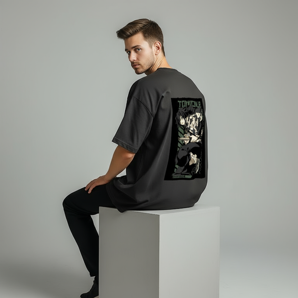 Demon Slayer Oversized T-Shirt – Black