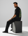Cell Oversized T-Shirt – Black